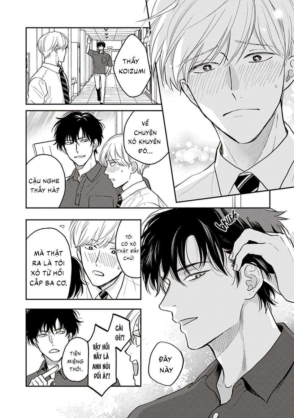 Đọc truyện Koizumi-sensei không muốn bị phát hiện - Chapter 2