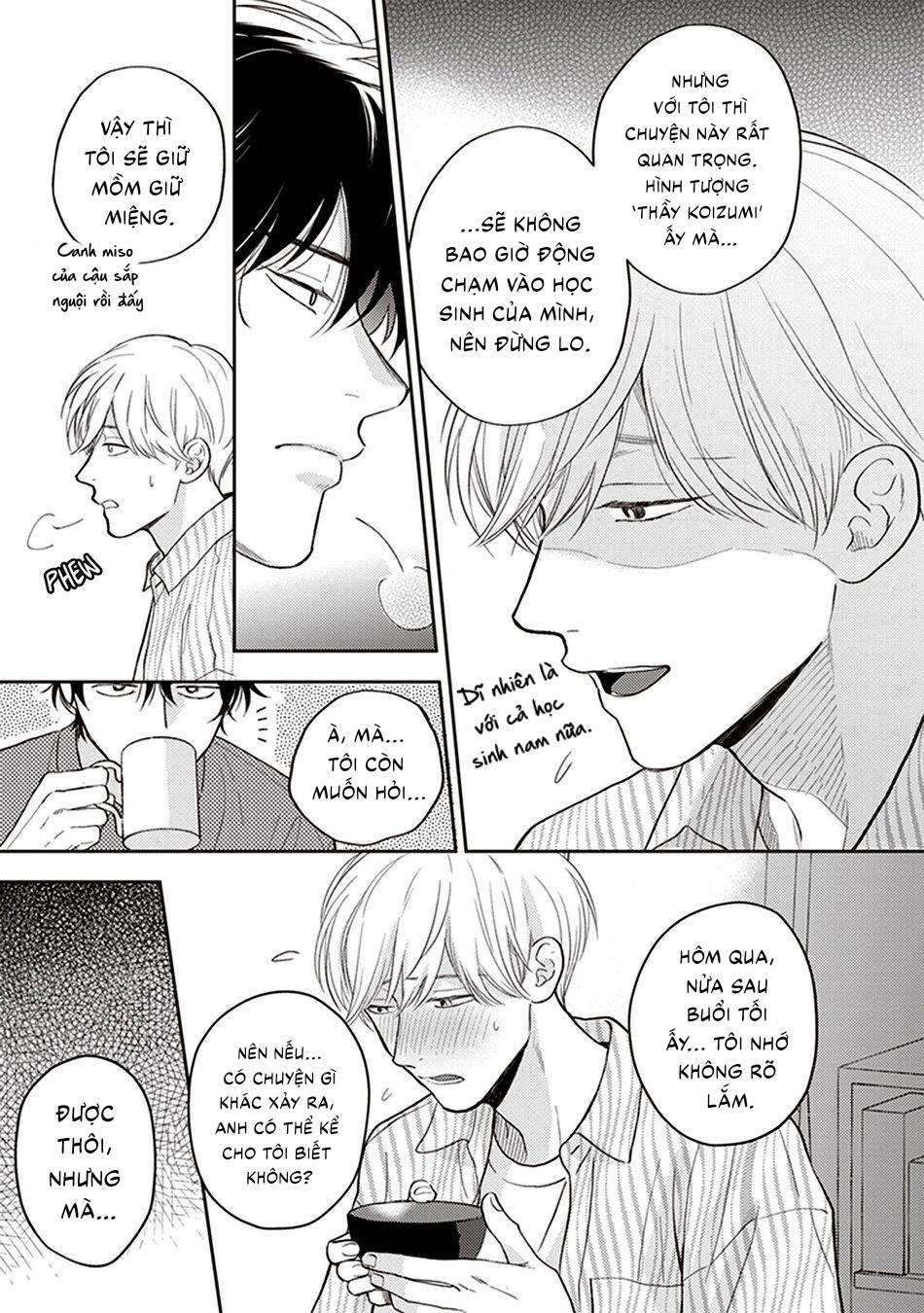 Đọc truyện Koizumi-sensei không muốn bị phát hiện - Chapter 2