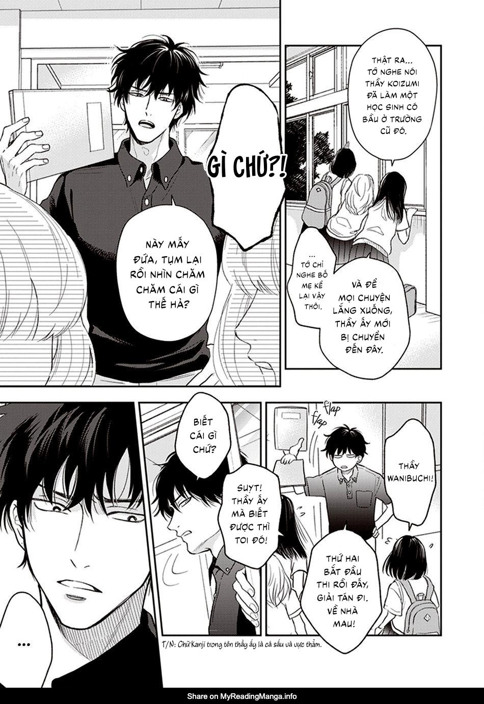 Đọc truyện Koizumi-sensei không muốn bị phát hiện - Chapter 1