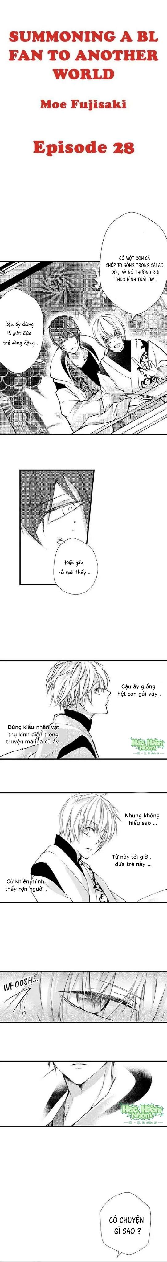 Đọc truyện Fan cuồng Boylove bị triệu hồi tới một thế giới lạ - Chapter 28