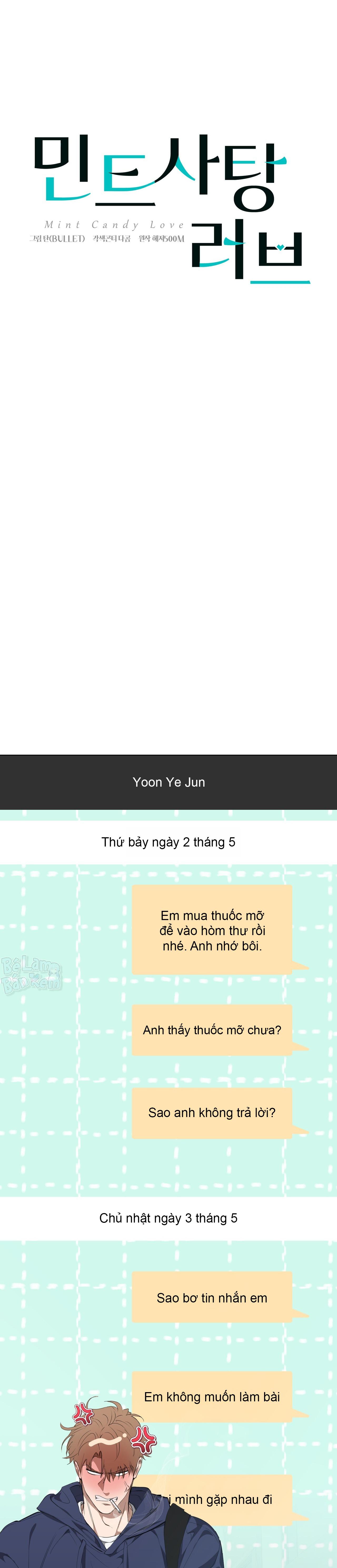 Đọc truyện TÌNH YÊU KẸO BẠC HÀ - Chapter 27