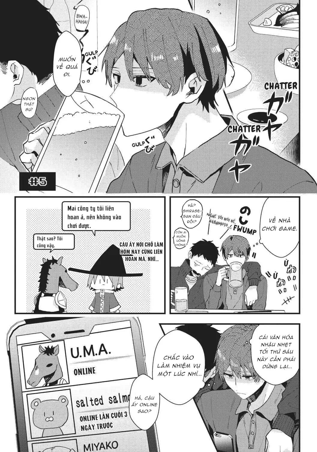 Đọc truyện Hoá Ra Bạn Cùng Chơi Game Với Tôi Là Sếp Của Tôi - Chapter 5