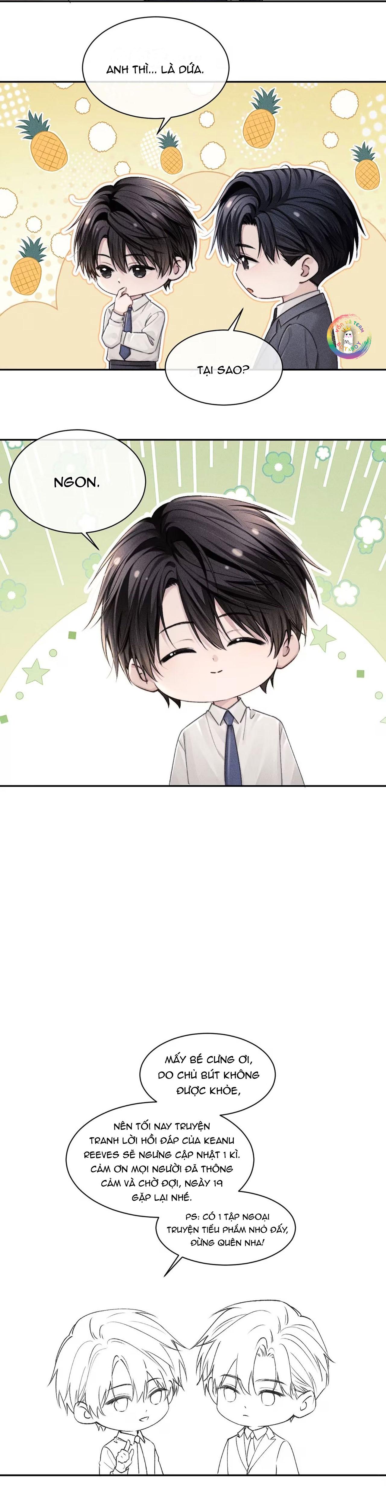 Đọc truyện Lời hồi đáp của Keanu Reeves - Chapter 8.5